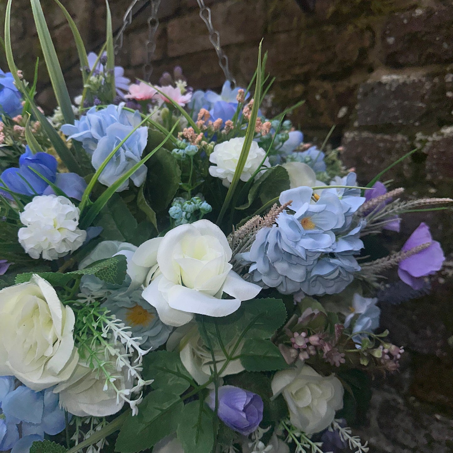 Pair of all year luxury hanging baskets 🩷