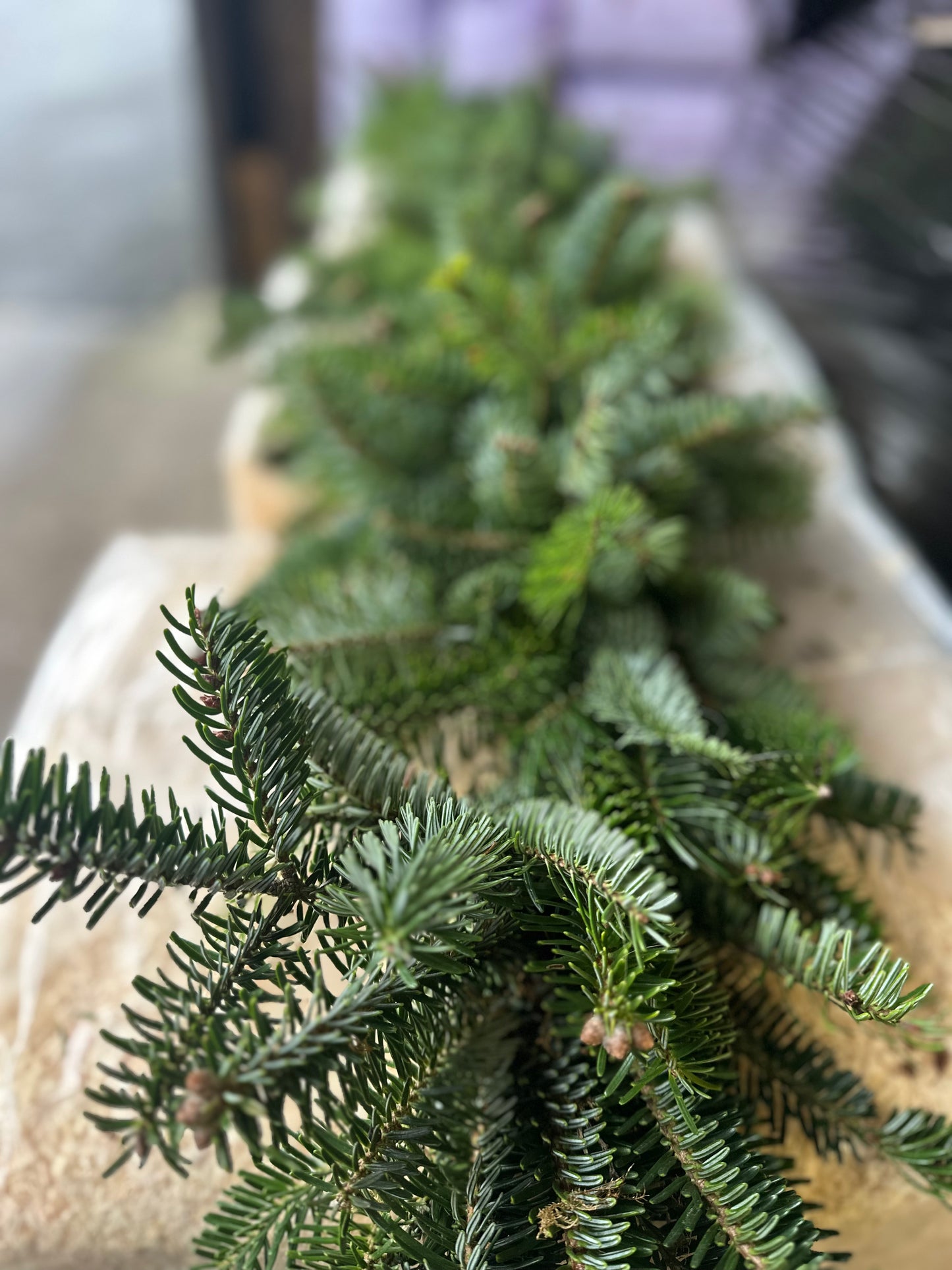 Freshly made to order garlands