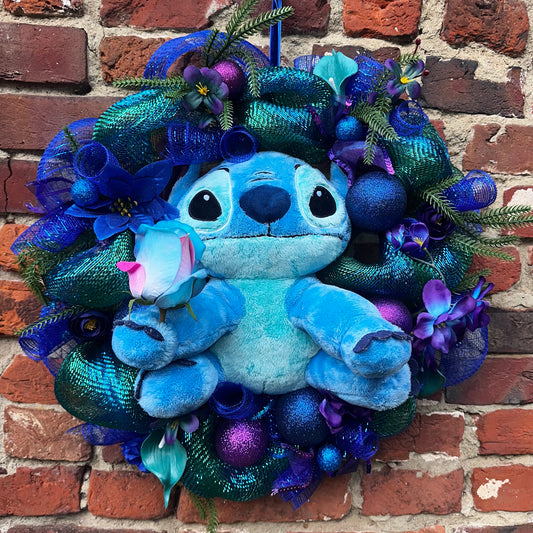 Lilo and “STITCH” Wreath! Unique