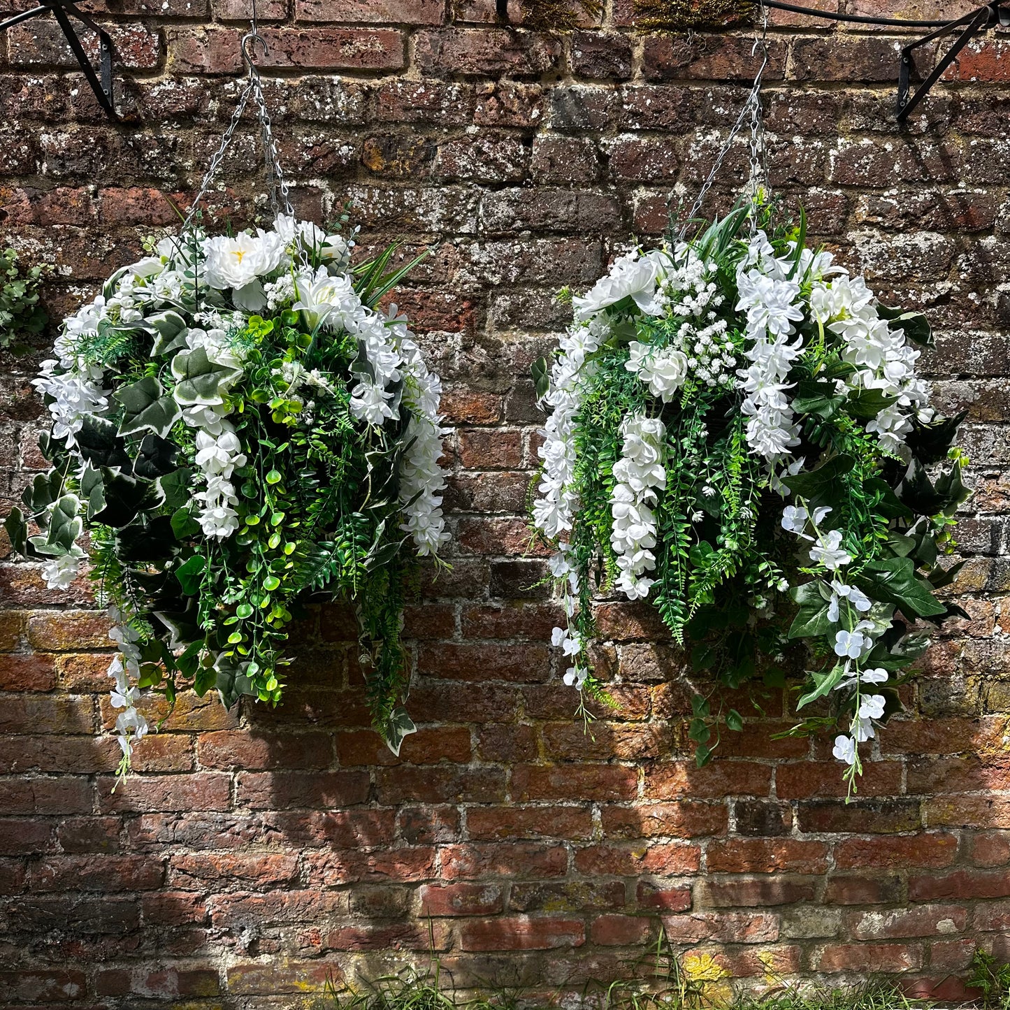 Pair of Premium XL silks hanging baskets