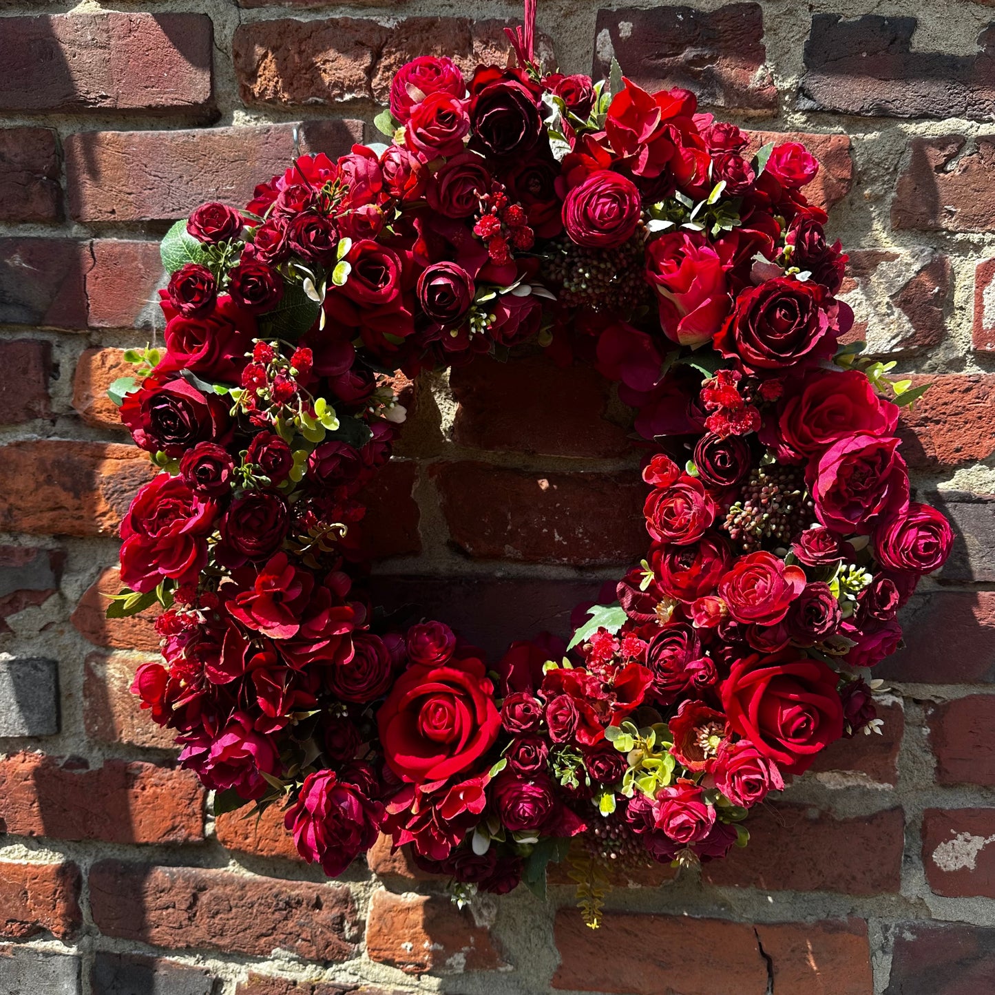 Renata Deep reds wreath