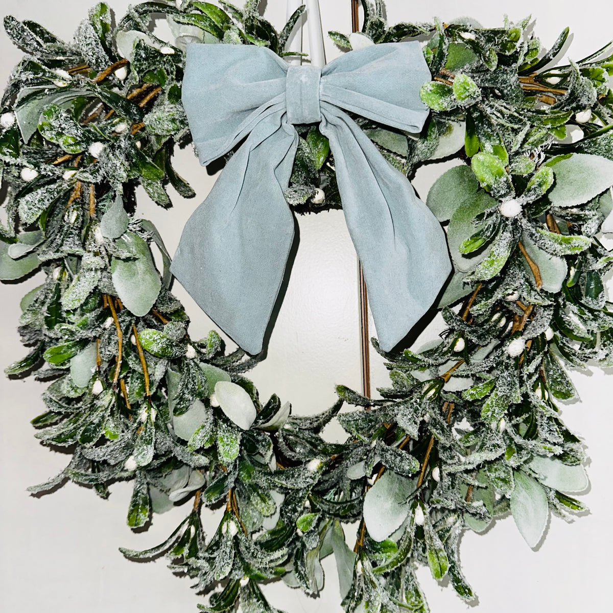 Pearl wreath ( interchangeable bows) to be multiseasonal