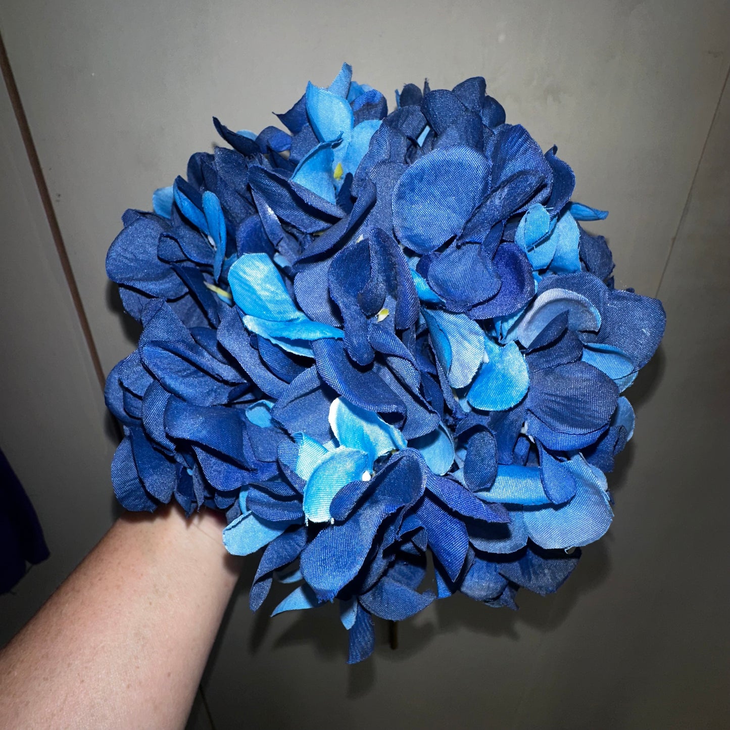 4 NEW Dunelm Blue Hydrangeas