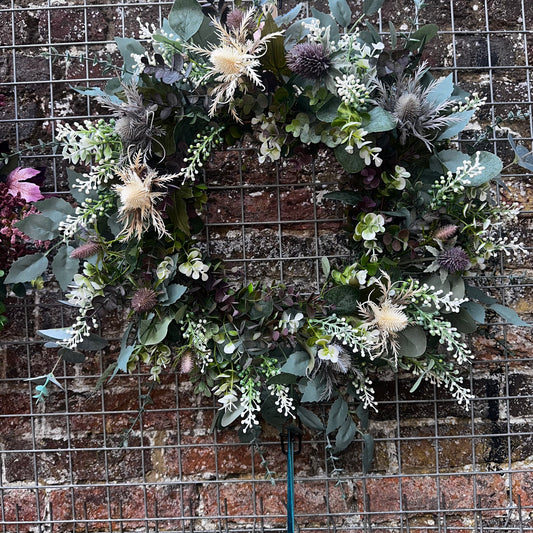 Wild thing natural wreath