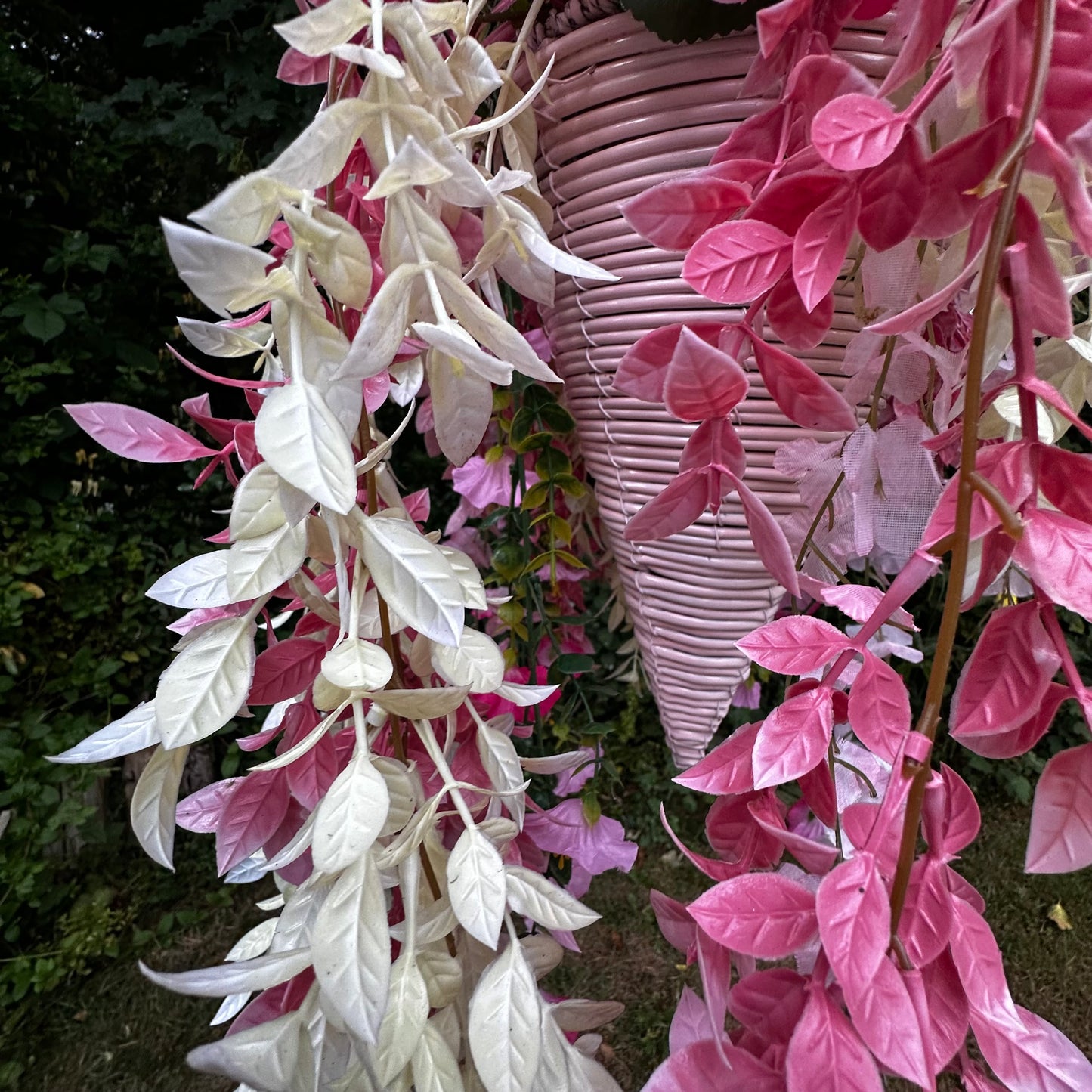 “Barbie” Pink Hanging Basket ( yes even the basket is pink!)