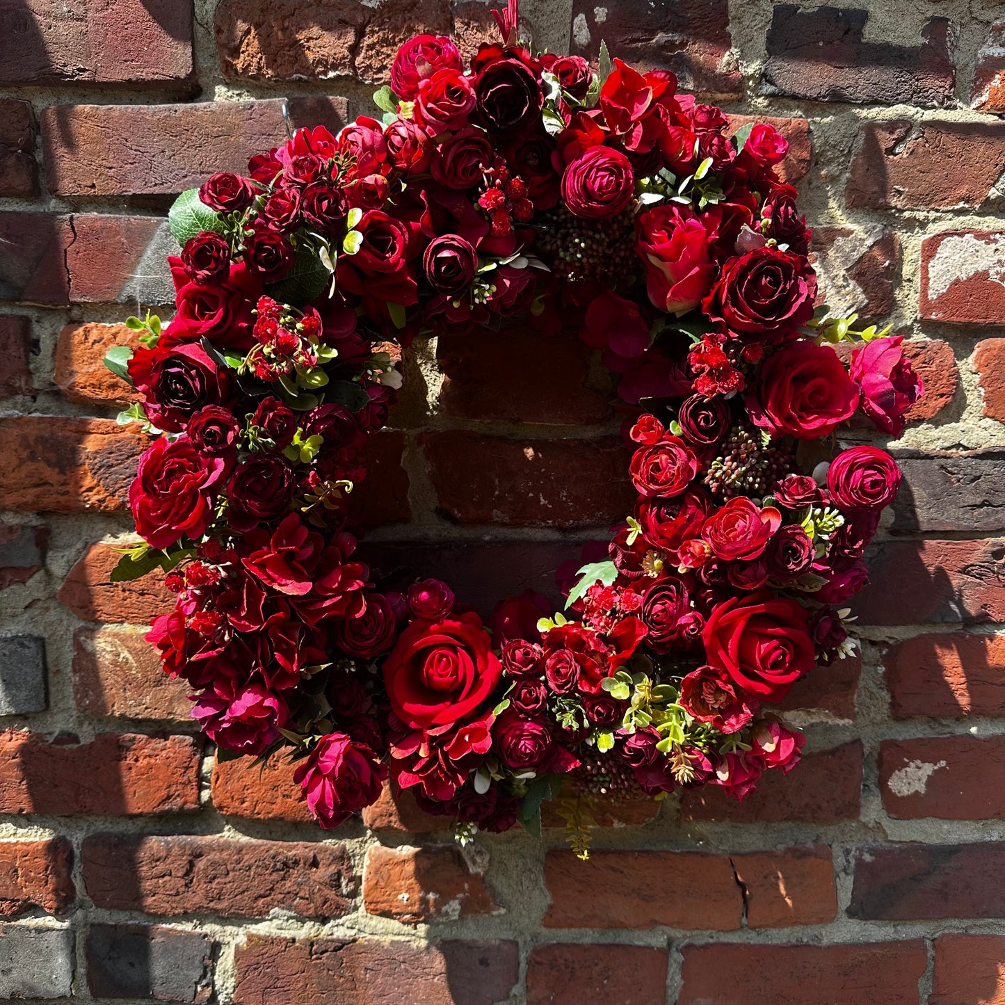 Renata Deep reds wreath
