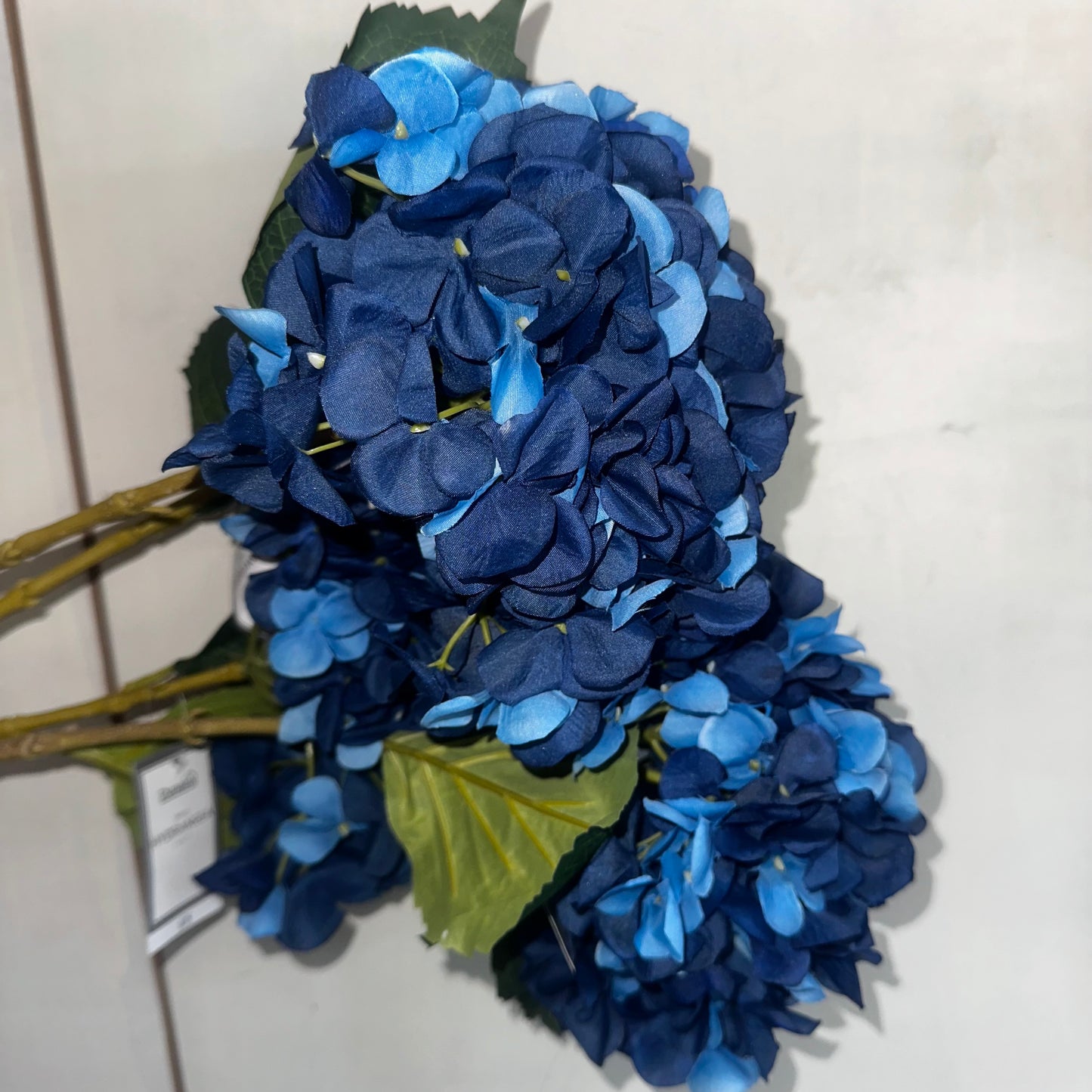 4 NEW Dunelm Blue Hydrangeas