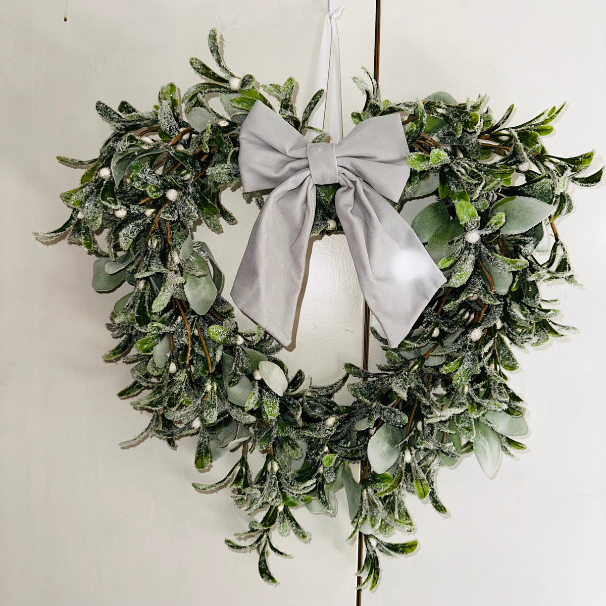 Pearl wreath ( interchangeable bows) to be multiseasonal