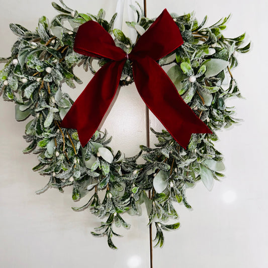 Pearl wreath ( interchangeable bows) to be multiseasonal