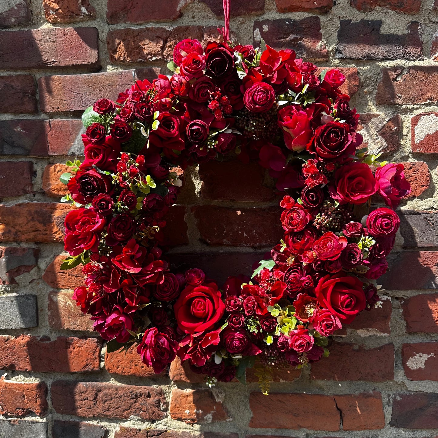 Renata Deep reds wreath