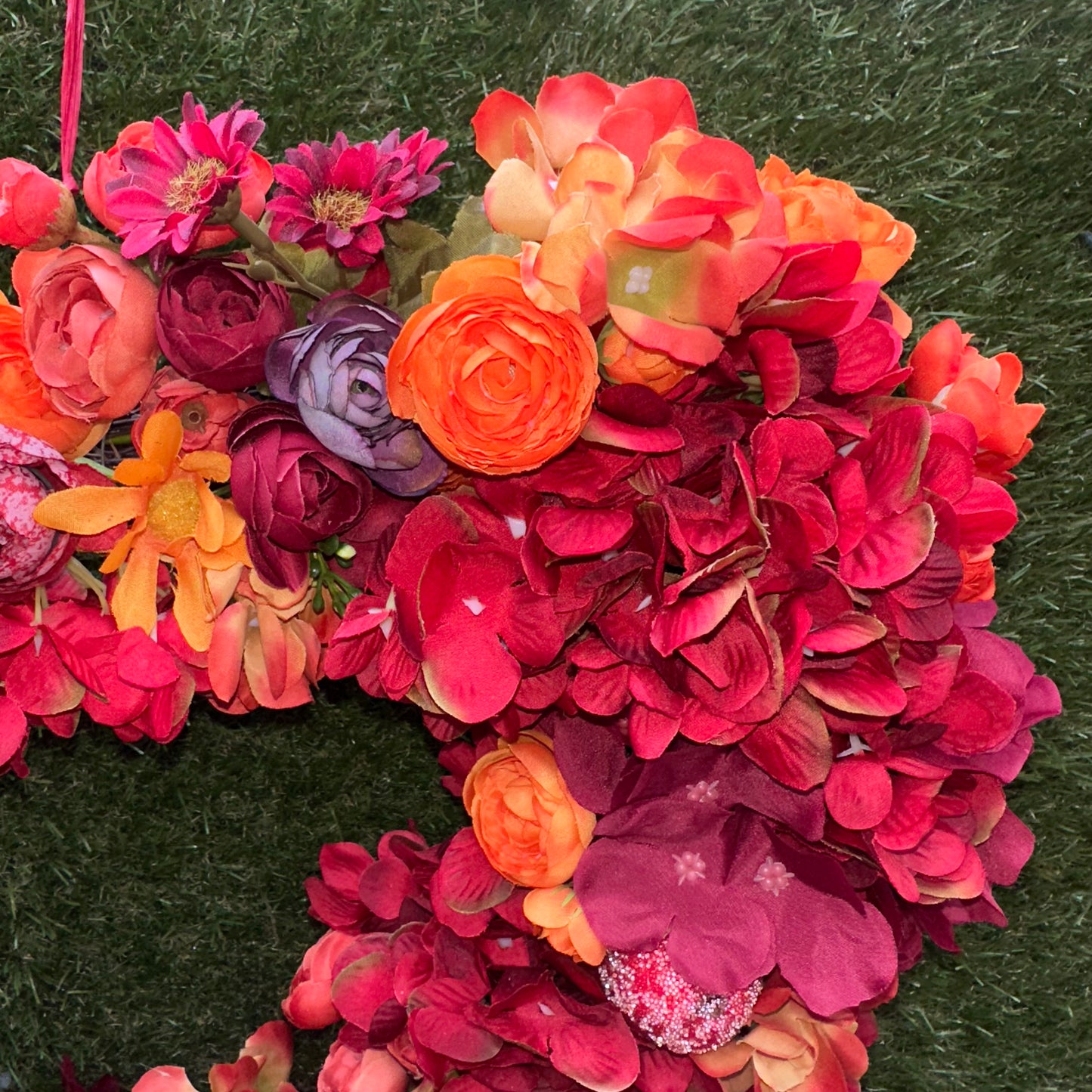 “Persie” Heart shaped red wreath