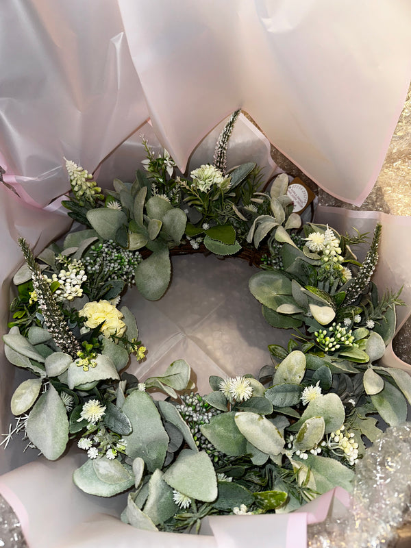 Sybil’s wreaths and door decor 