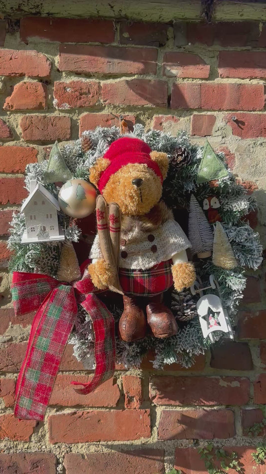 Paddy gone skiing wreath